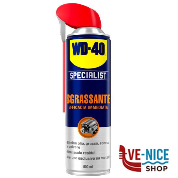 SGRASSATORE SPRAY ml 500 SPECIALIST WD40 39393/46-39392/46 OLI E ADDITIVI VARI F - immagine 2
