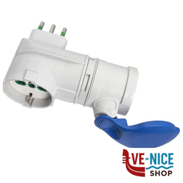 ADATTATORE SP SQ 2PT PR CEE 2PT+SK 73010 FME 73010 SPINE E ADATTATORI ELETTRICI F - immagine 2