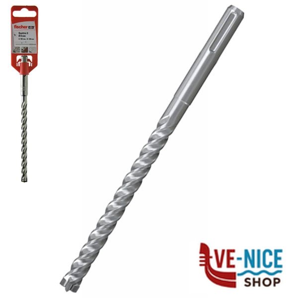 PUNTA SDS PLUS QUATTRIC II 12x310 FISCHER 549939 FISCHER F - immagine 2