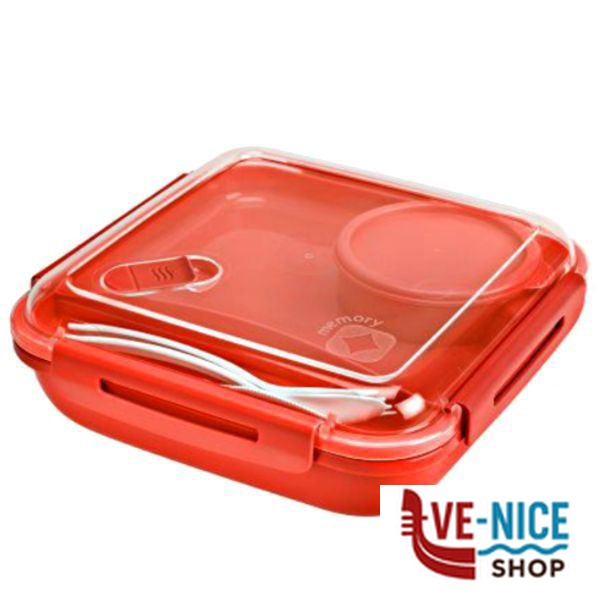 CONTENITORE MERENDA MICROONDE 20x20 h 6,5 ROTHO 1009302792 CONTENITORI PLASTICA C - immagine 3