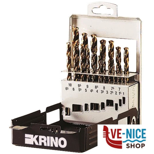 PUNTE HSS COBALTO 8% Sr Pz 19 mm 1/10 01135 KRINO 01135301 PUNTE ELICOIDALI SERIE F - immagine 2