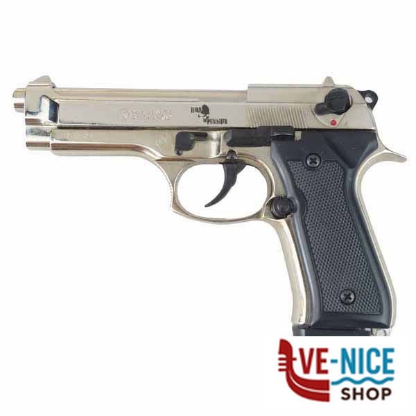 PISTOLA SCACCIACANI PUNISHER P92 CROMO DEFENCE 06069 AUTODIFESA E ACCESSORI S - immagine 2