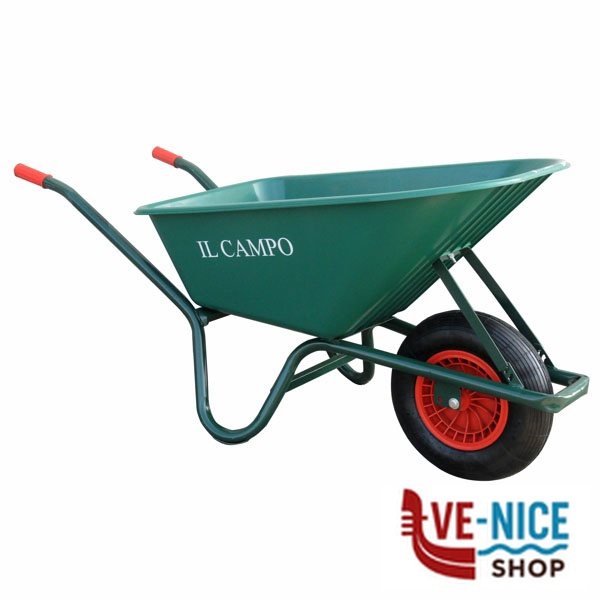 CARRIOLA VASCA PLASTICA l 100 ILCAMPO 01796 WB6414 CARRIOLE GIARDINO F - immagine 4