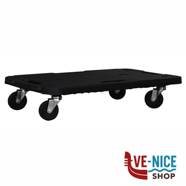 CARRELLO PIANALE 4 RUOTE cm 58x38 DOLLY ARTPLAST L5838N CARRELLI F - immagine 4