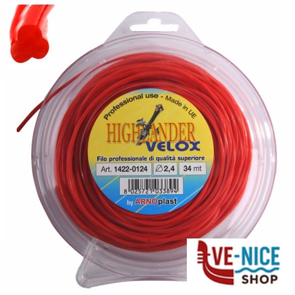 FILO NYLON TRILOBATO mm 3,0 m 23 HIGHLANDER 1422-0130 DECESPUGLIATORI E ACCESSORI F - immagine 3
