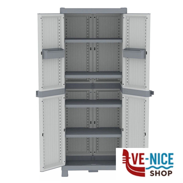 MOBILETTO PL TP 70x43,8 h 182 GRIGIO WAVE TERRY 1002566 MOBILETTI F - immagine 4