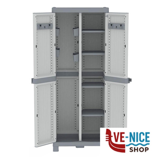 MOBILETTO PL PS 70x43,8 h 182 GRIGIO WAVE TERRY 1002565 MOBILETTI F - immagine 4