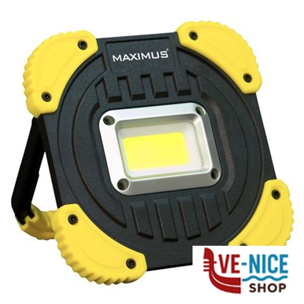 PROIETTORE LED W10 PORTATILE RICARICABILE MAXIMUS M-WKL-023 PROIETTORI F - immagine 2