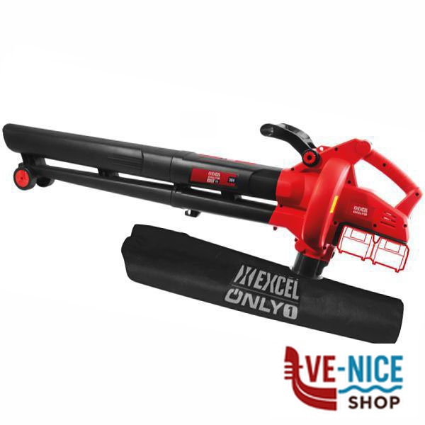 ASPIRATORE SOFFIAT. BATTERIA V36 ONLY1 EXCEL 09412 GY-2282 ELETTROUTENSILI EXCEL F - immagine 3