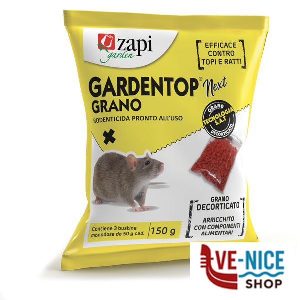 ESCA TOPI GRANO BIOCIDA g 150 ZAPI 104244 TRAPPOLE TOPI C - immagine 4
