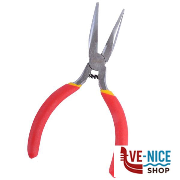 PINZA MINI BECCHI 1/2 TONDI DIRITTI 125 ALTE 09477 PINZE ELETTRONICA F - immagine 2