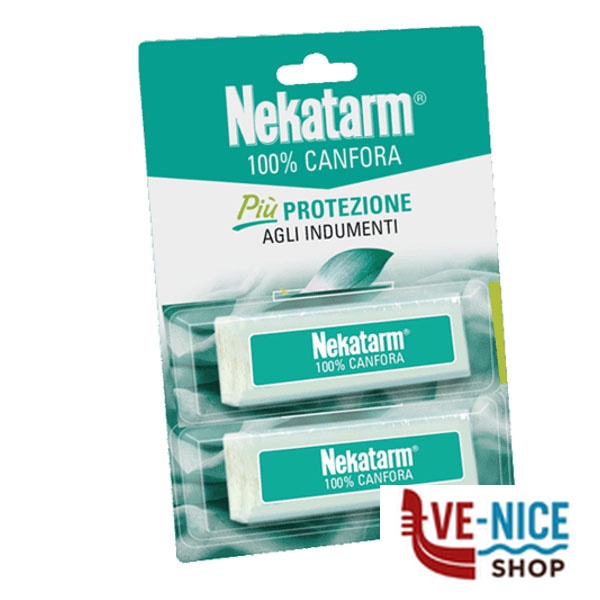 ANTITARME CANFORA TAVOLETTE g 50 NEKATARM 18410 PROFUMATORI CASSETTI/ARMADI C - immagine 2