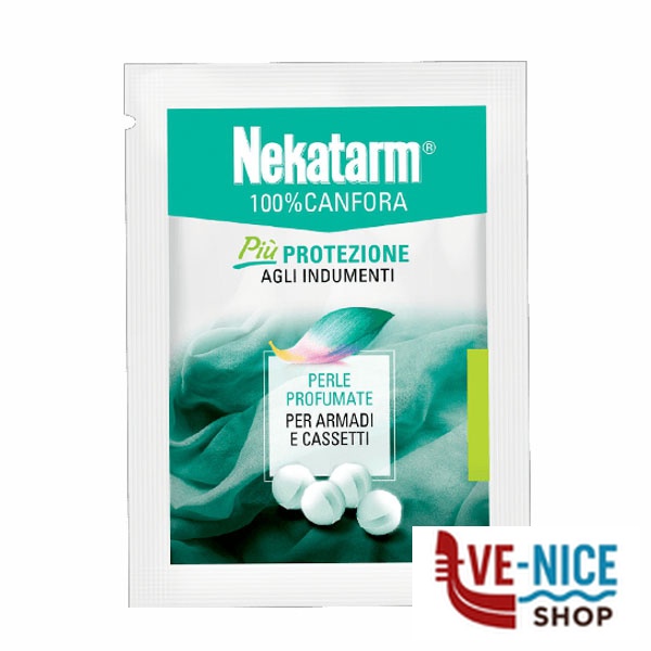 ANTITARME CANFORA PERLE g 50 NEKATARM 18402 PROFUMATORI CASSETTI/ARMADI C - immagine 2