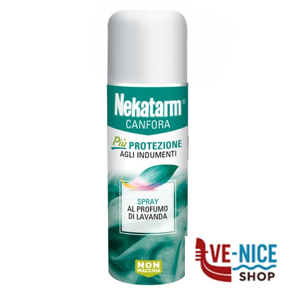 ANTITARME CANFORA SPRAY PROFUMATO ml 200 NEKATARM 18406 PROFUMATORI CASSETTI/ARMADI C - immagine 2