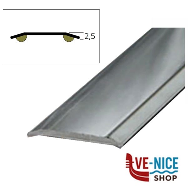 PASSATOIA PIANA ADESIVA INOX 100 31x2,5 SPSF00317IL01A PASSATOIE F - immagine 2