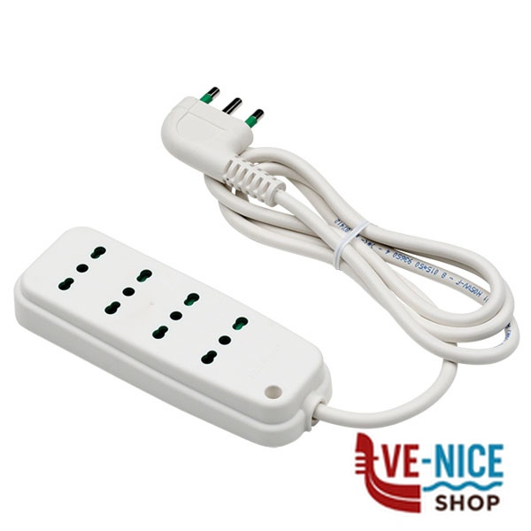 MULTIPRESA 4x2PT BIANCO RETAIL 47400 FME 47400 AVVOLGICAVI E PROLUNGHE F - immagine 2