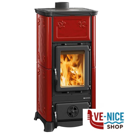 STUFA LEGNA EMILIANA BORDEAUX NORDICA 3009220 - 5 S STUFE LEGNA F - immagine 2