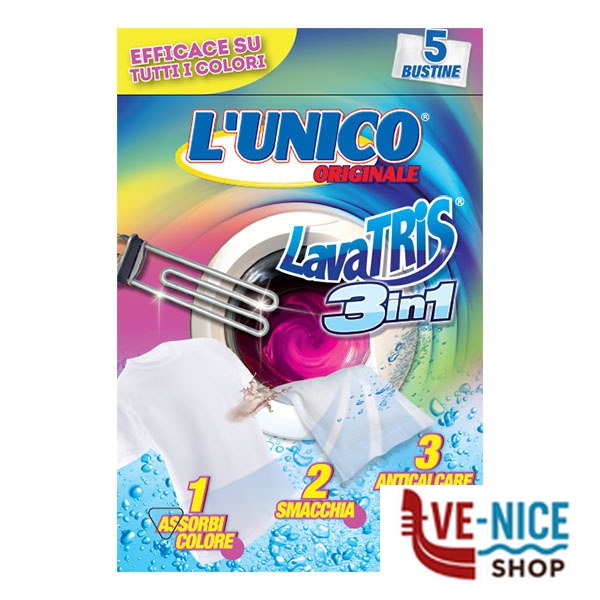CATTURA COLORE LAVA TRIS Pz 5 L'UNICO CAS10282 DETERSIVI BIANCHERIA C - immagine 2
