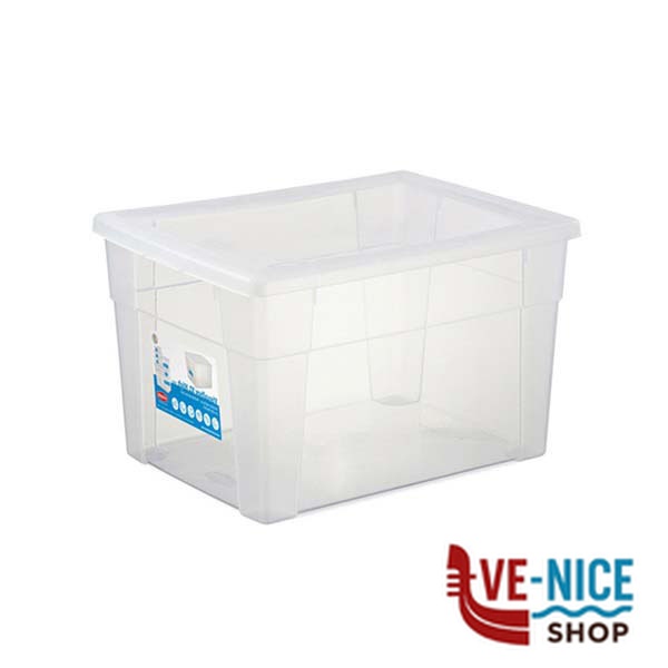BOX VISUALBOX TRASPAR. HIGH cm 59x39 h 35 STEFANPL 13056 BOX CONTENITORI C - immagine 2
