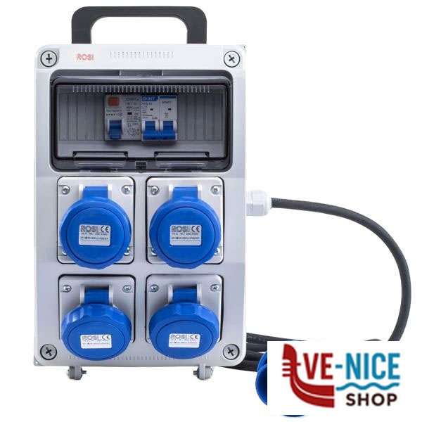QUADRO 4x2PT CEE 16A IP55 m 2,5 ROSI 2240E QUADRI ELETTRICI F - immagine 2