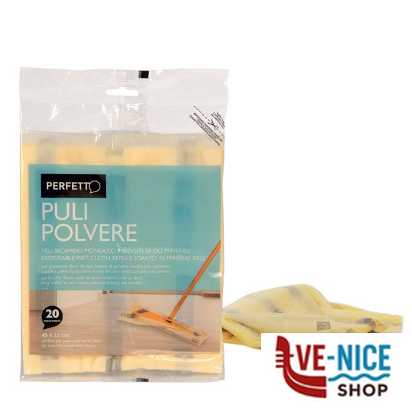PANNO SPAZZOLONE PULIPOL.NEUT.Pz 20 45x22 PERFETTO 0260C PANNI PULIZIA C - immagine 2