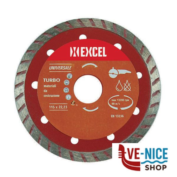 DISCO DIAMANTATO CC 115 GRES EXCEL 09707 DD105 ROSSO DISCHI DIAMANTATI F - immagine 3