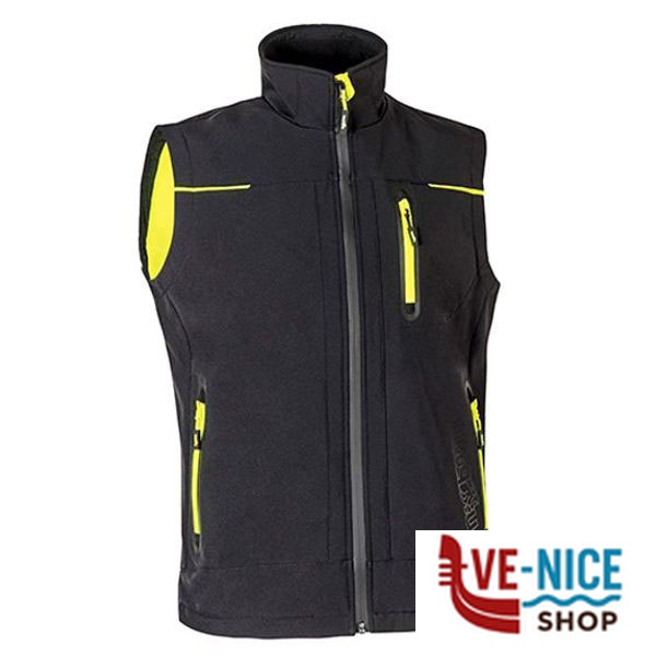 GILET BLACK CARBON S UNIVERSE UPOWER FU188BC-S INDUMENTI LAVORO F - immagine 2