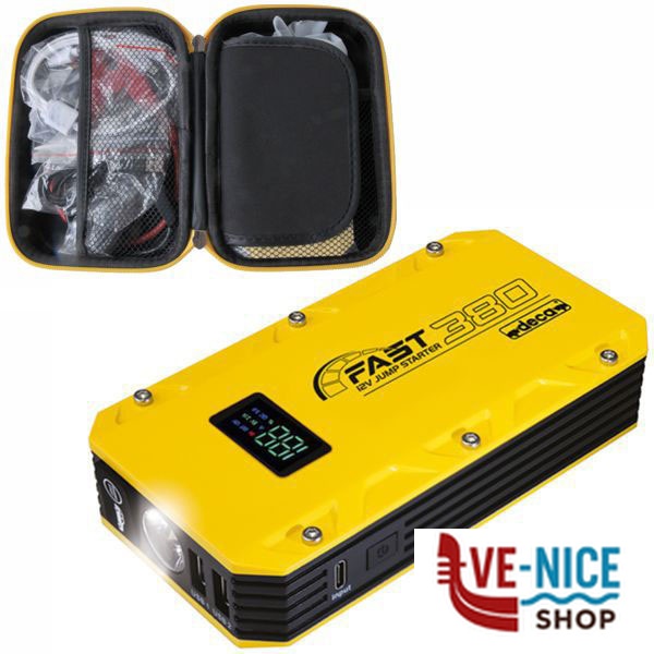 AVVIATORE BATTERIE FAST 380 8K 1000 V.12 DECA 381100 CARICABATTERIE E ACCESSORI F - immagine 2