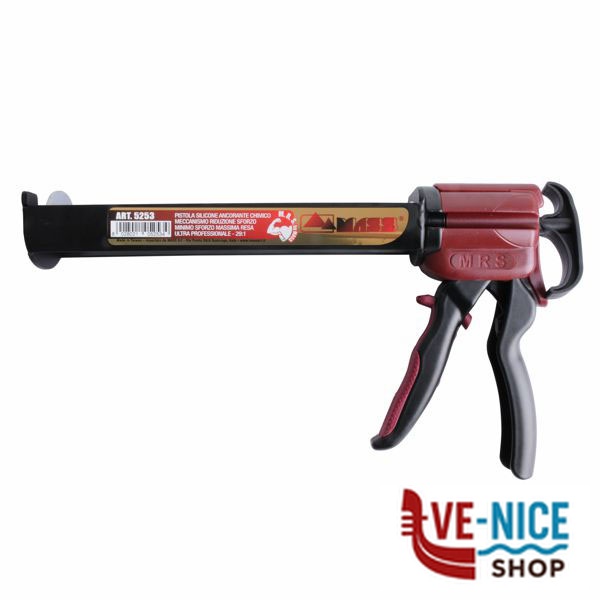 PISTOLA TASSELLI CHIMICI ml 300 mm 230 MRS MASS 5253 PISTOLE SILICONE F - immagine 2