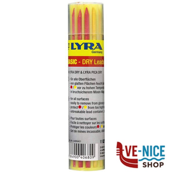 MINA DRY PROFI COLORATA Pz 12 BASIC/4499 LYRA 4499401 MATITE MURATORI F - immagine 4