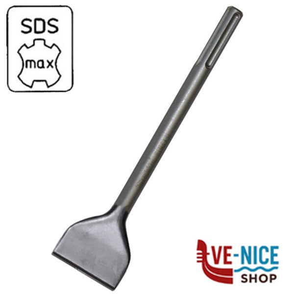 SCALPELLO SDS MAX TAGLIO LARGO 300x80 MAKITA P-16318 SCALPELLI MARTELLI F - immagine 3