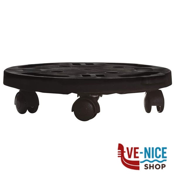 CARRELLO PIANALE 4 RUOTE TONDO 30 DOLLY ARTPLAST L3030N CARRELLI F - immagine 3