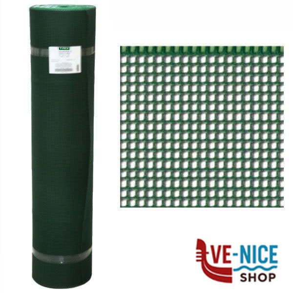 RETE TUTTAPL 5x 5 h 100 m 50 VERDE TREX 09945 QUADRANET 5 RETE TUTTAPLASTICA F - immagine 3
