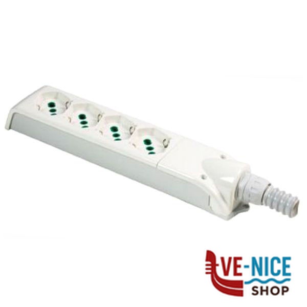 MULTIPRESA 4x2PT SK INT NO CAVO FIDOPRO 410180 FME 410180 AVVOLGICAVI E PROLUNGHE F - immagine 3