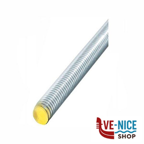 BARRA FILETTATA ACCIAIO ZN 8.8 mm 8 DIN976 M08X1000-ZP 88 BARRE FILETTATE F - immagine 2