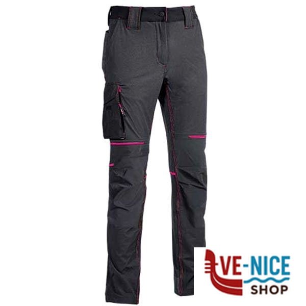 PANTALONE GREY FUCSIA XL WORLD UPOWER FU189GF-XL INDUMENTI LAVORO F - immagine 3
