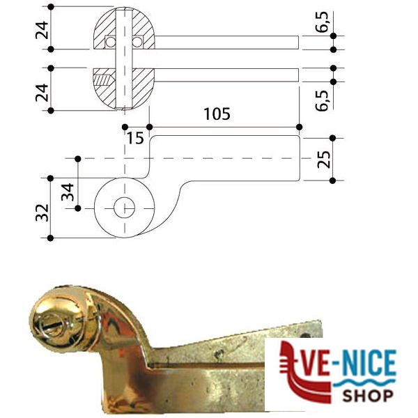 BRACCIO CHIUDIPORTA 7100 SUP REVERS. MA0007 MAB MA0007K0 MAB ASSA ABLOY CHIUDIPORTA S - immagine 2