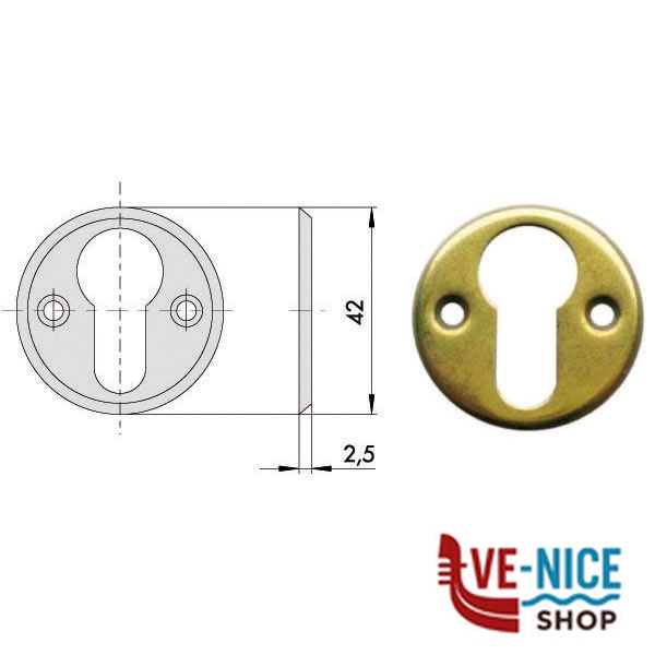 BOCCHETTA TONDA 06010-00-0 CISA 06010.00.0 CISA VARIE S - immagine 3