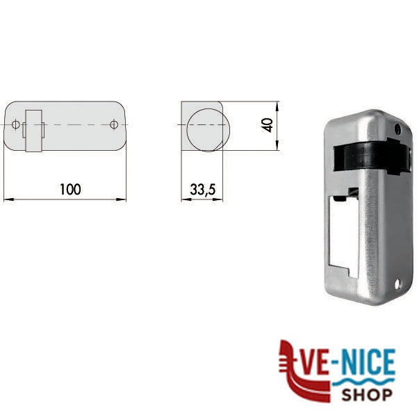 CONTROPIASTRA ELETTROSERRATURE DX 07018-00-1 CISA 07018.00.1.N7 CISA VARIE S - immagine 2