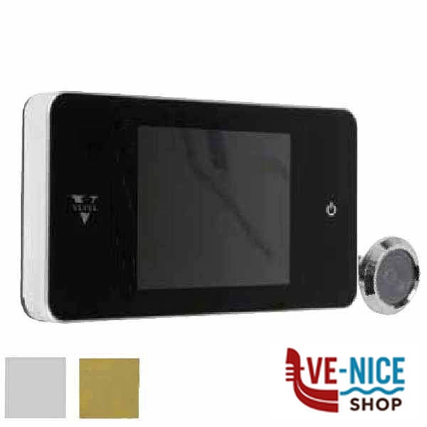 SPIONCINO DIGITALE 2,6" SILVER E0426 VITEL E0426 12 VIDEOSORVEGLIANZA E ALLARMI S - immagine 2