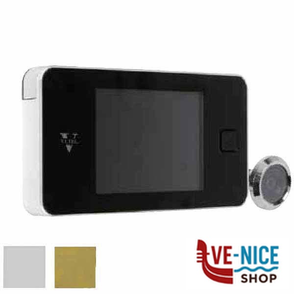 SPIONCINO DIGITALE 3,2" OTTONATO E0372 VITEL E0372 40 VIDEOSORVEGLIANZA E ALLARMI S - immagine 3