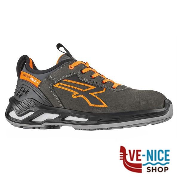 SCARPE DUKE ANTRACITE/ARANCIO BASSE 41 S3 UPOWER RS20124-41 SCARPE ANTINFORTUNISTICHE F - immagine 2