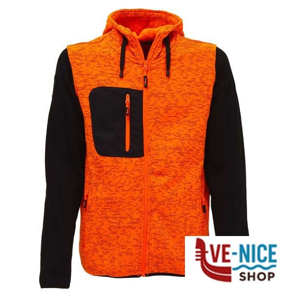 FELPA ORANGE FLUO XXL RAINBOW UPOWER EY174OF-XXL INDUMENTI LAVORO F - immagine 3
