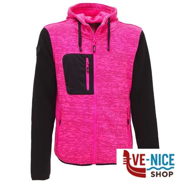 FELPA BLACK FUCSIA L RAINBOW UPOWER EY174BF-L INDUMENTI LAVORO F - immagine 2