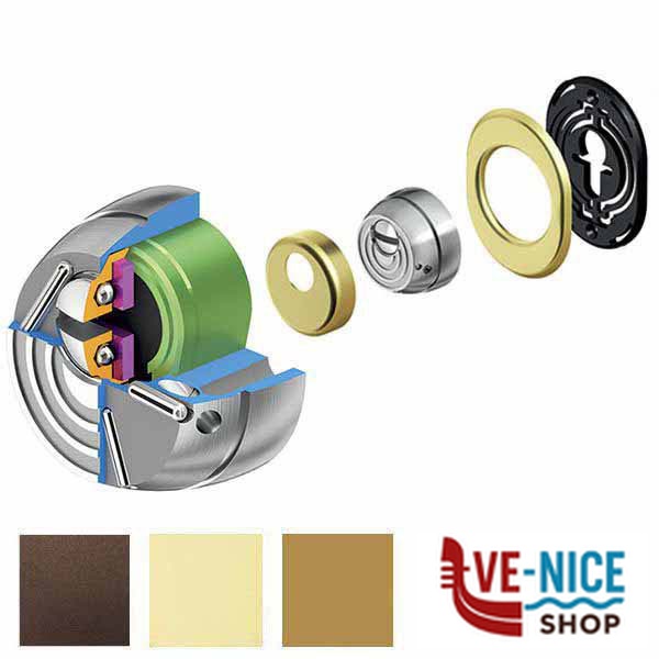 PROTETTORE BLINDO SFERIK mm 38 BR RWS16 DISEC RWS16-25D1P-AB DISEC PROTETTORI S - immagine 3