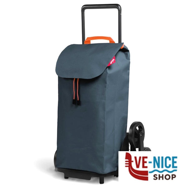 CARRELLO SPESA TRIS GRIGIO l 52 51x44 h 96 GIMI 168414 CARRELLI SPESA C - immagine 2