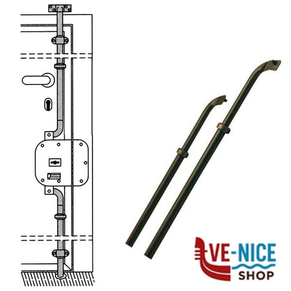 ASTE SERRATURE TRIPLICE Pz 2 91-01 CR 91-01 CR VARIE S - immagine 2