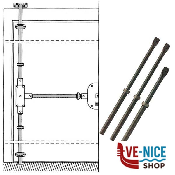 ASTE SERRATURE QUINTUPLICE Pz 3 93-01 CR 93-01 CR VARIE S - immagine 3