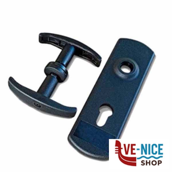 MANIGLIA BASCULANTI PLACCA CILINDRO EUROPEO IBFM 1437/S IBFM BASCULANTI S - immagine 4