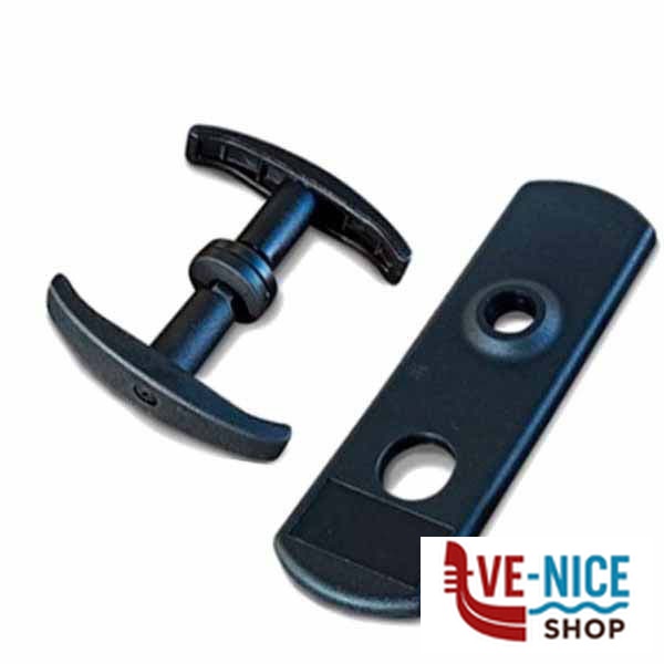 MANIGLIA BASCULANTI PLACCA CILINDRO TONDO IBFM 1437/T IBFM BASCULANTI S - immagine 4